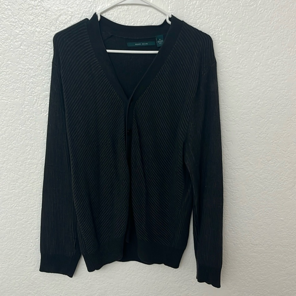 Men’s Perry Ellis dark blue cardigan